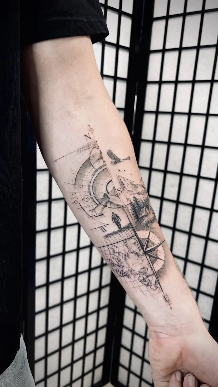 Originální tetování od Šimona Holomka – ukázka motivu IMG_9092 | Tattoo Gallery Brno a Neon Spot Hodonín | Precizní práce, kreativní návrhy, profesionální tetování.